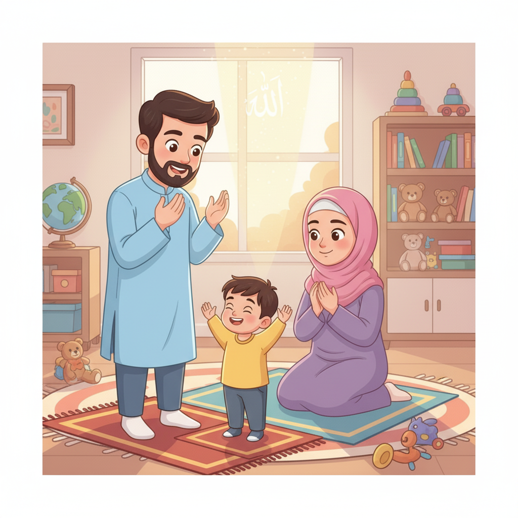টডলারকে নামাজে আগ্রহী করে তোলার পদ্ধতি