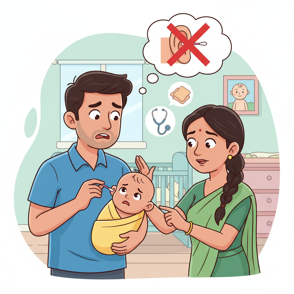 কটন বাড দিয়ে কানের ক্ষতি: বাবা-মায়েদের সতর্কতা