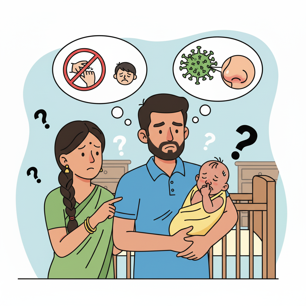 নাকে আঙুল ঢুকালে শিশুর জন্য ঝুঁকি