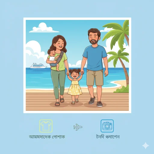 শিশুর ট্রাভেল আউটফিটে ফ্যাশন ও আরাম একসাথে রাখা