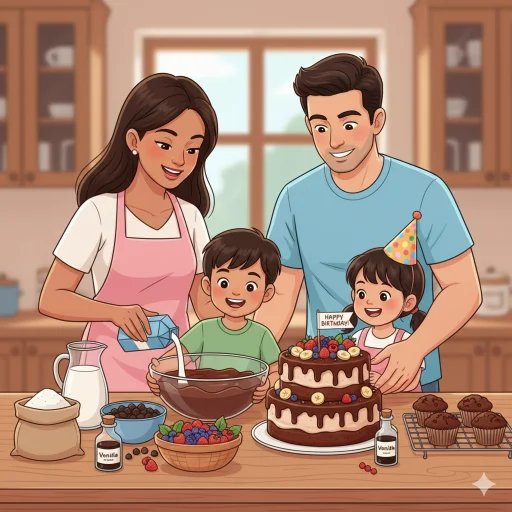চকলেট ও দুধ দিয়ে বাচ্চাদের মজাদার কেক