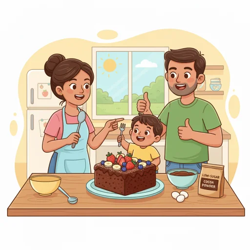 শিশুর জন্য কম মিষ্টি চকলেট ফাজ কেক