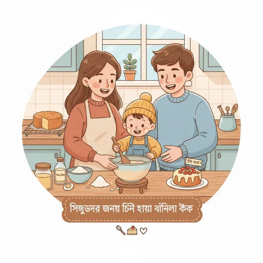চিনি ছাড়াই বাচ্চাদের জন্য ভ্যানিলা কেক