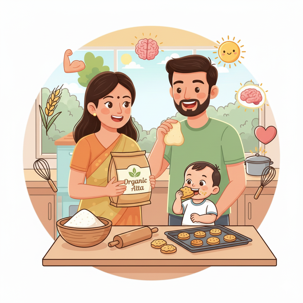 অর্গানিক আটা দিয়ে বেবি ফুড তৈরির উপায়