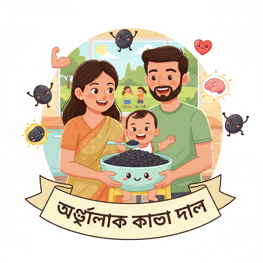 অর্গানিক কালো ডাল শিশুর পুষ্টিগুণে ভরপুর