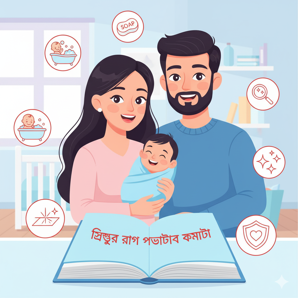 শিশুর শরীরের প্রতিটি অংশ পরিষ্কার রাখলে রোগ প্রতিরোধ ক্ষমতা বৃদ্ধি