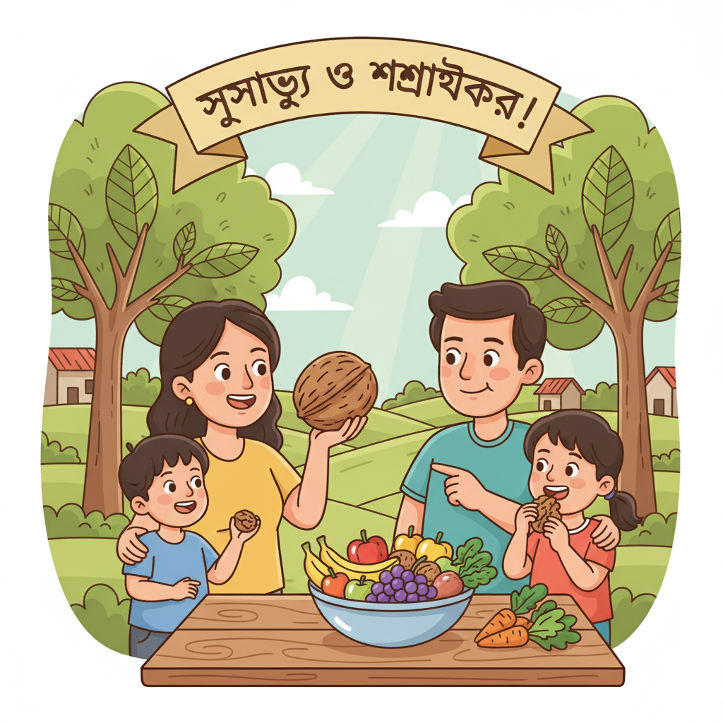বাংলাদেশি অর্গানিক আখরোটের পুষ্টিগুণ