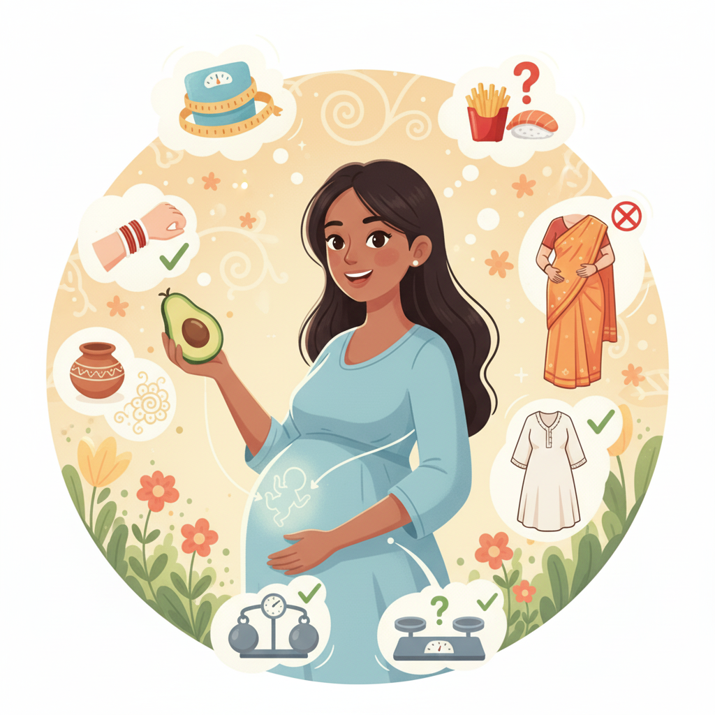 গর্ভবস্থায় বাঙালিতে প্রচলিত পোষাক বা রীতি-রিভাজ পালন কি হয় নাকি না?