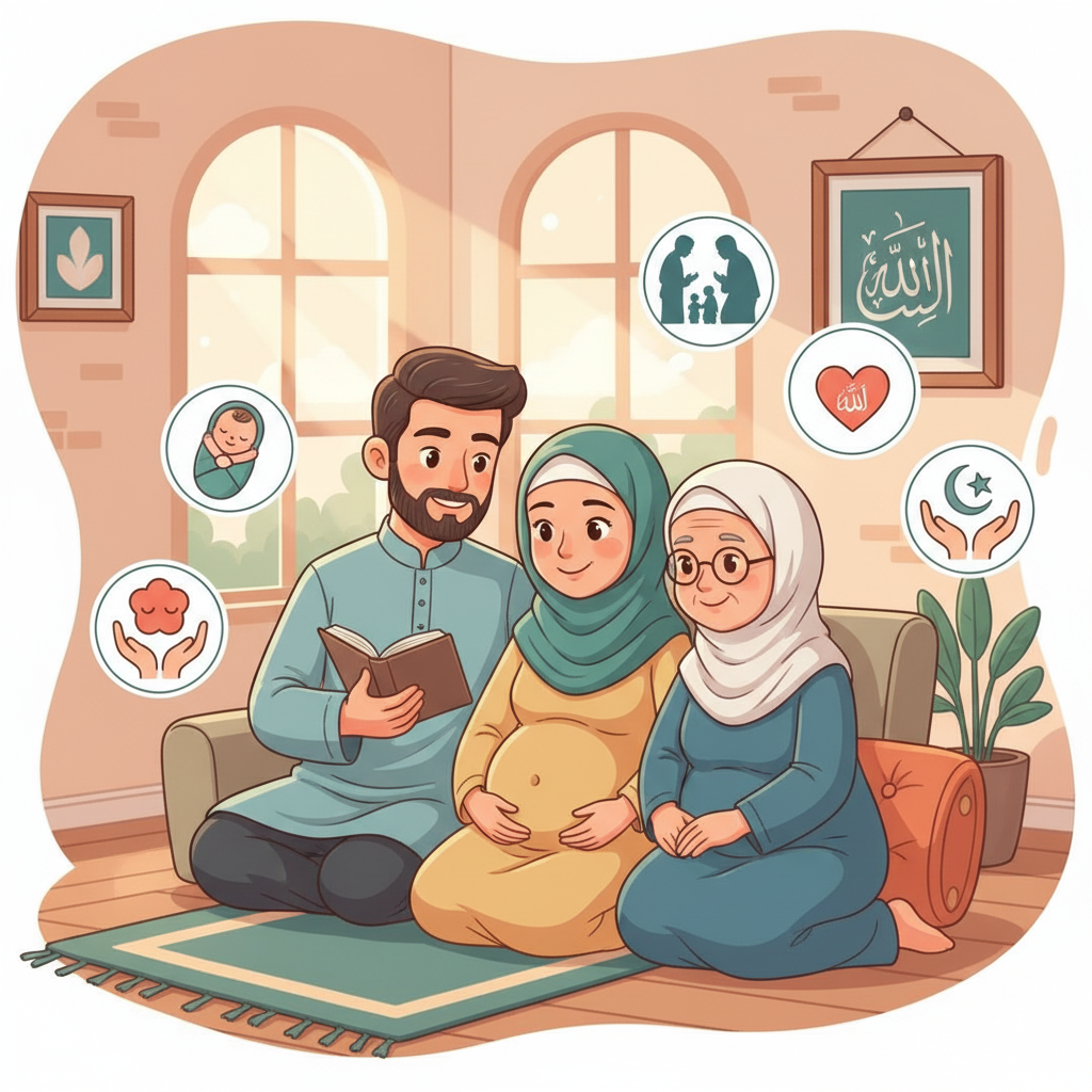 গর্ভবস্থায় প্রসবের সময় ইসলামিক অধিকার ও দায়িত্ব: স্বামী, পরিবার ও মায়ের ভূমিকা